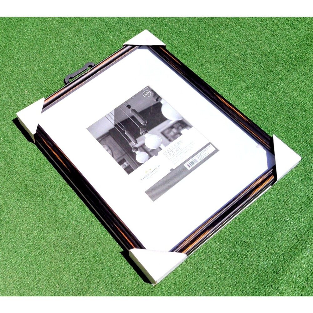 18"x24" Matted White to 8"x10" Gallery Single Image Black Frame Threshold NIP